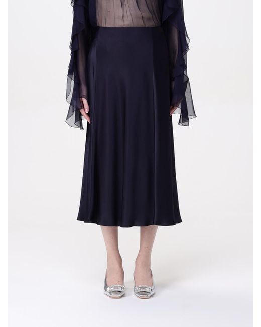 Alberta Ferretti Blue Skirt