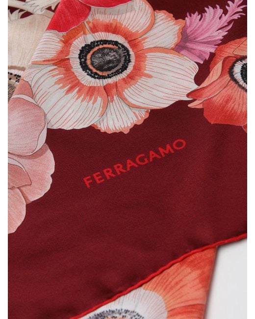 Ferragamo Red Neck Scarf