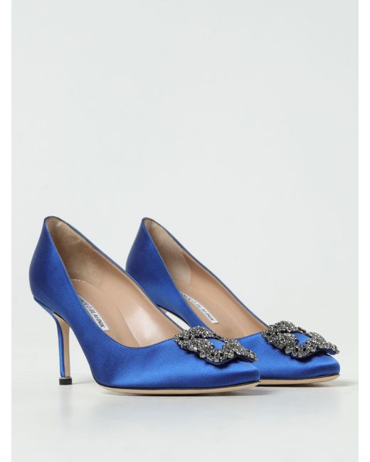 Manolo Blahnik Blue Schuhe