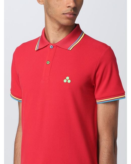 Peuterey Red Polo Shirt for men