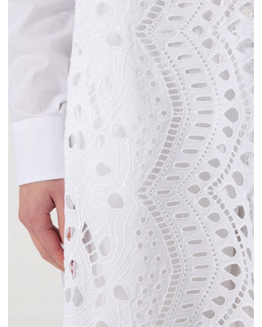 Ermanno Scervino White Hemdbluse Damen