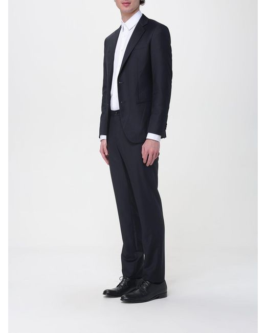 Giorgio Armani Blue Cashmere And Wool Suit for men