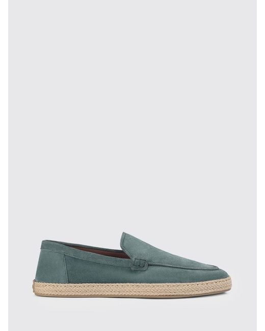 Doucal's Green Suede Espadrilles for men