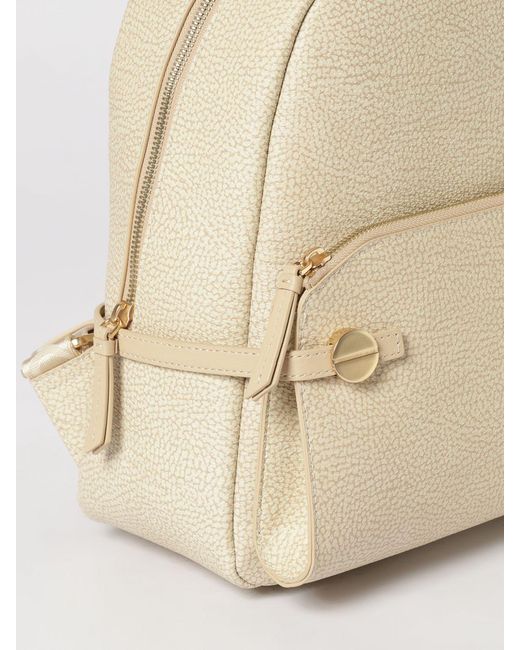 Borbonese Natural Gemini Medium Bag