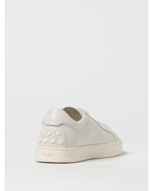 Tod's Natural Leather Sneakers for men