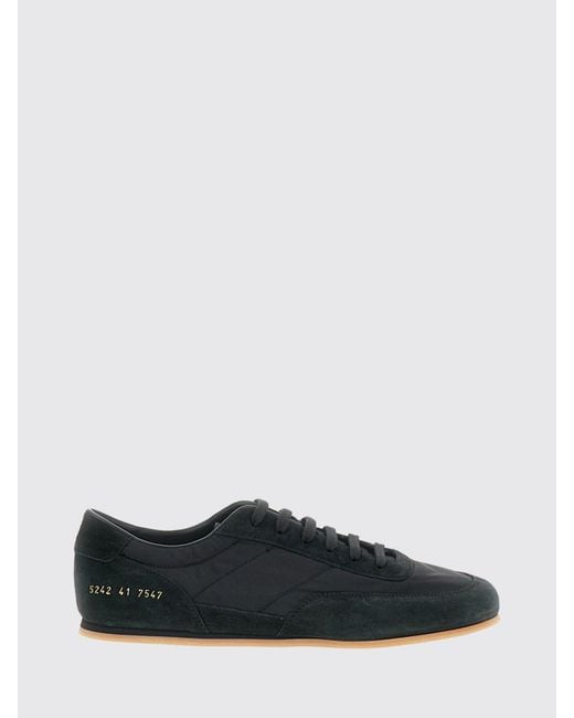 Common Projects White Minimal Runner Suede And Nylon Sneakers for men