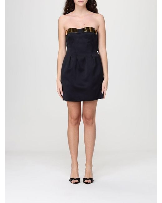 Elisabetta Franchi Black Crêpe Mini Dress