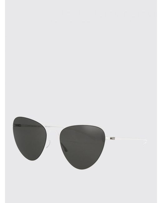 Mykita White Mmesse015 Metal Sunglasses for men