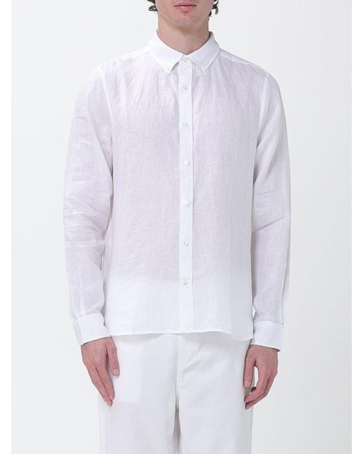 Ecoalf White Linen Casual Shirt for men