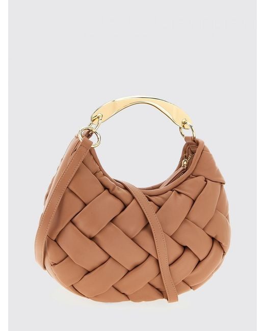 Borsa Hobo di Twinset in Brown
