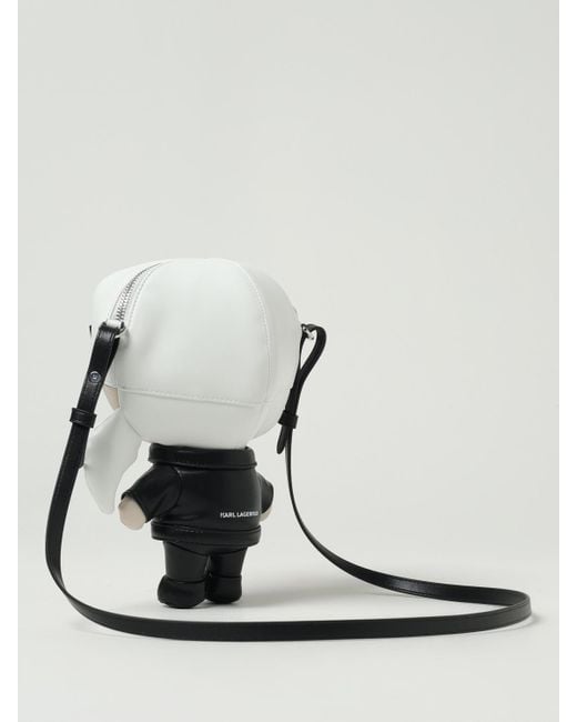 Borsa A Tracolla di Karl Lagerfeld in White