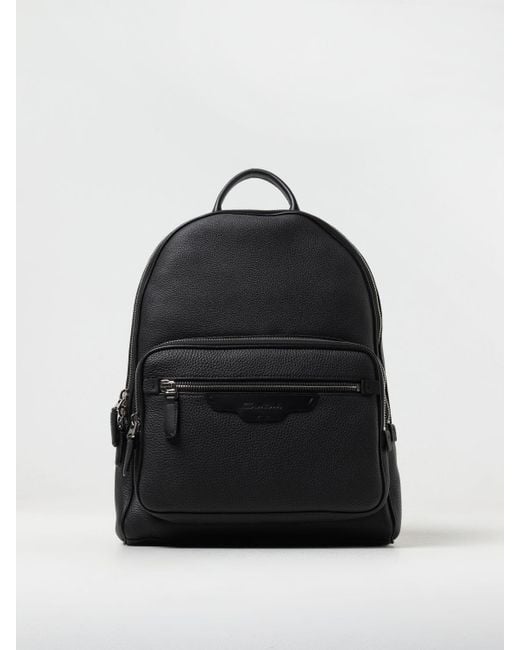 Santoni Black Backpack for men