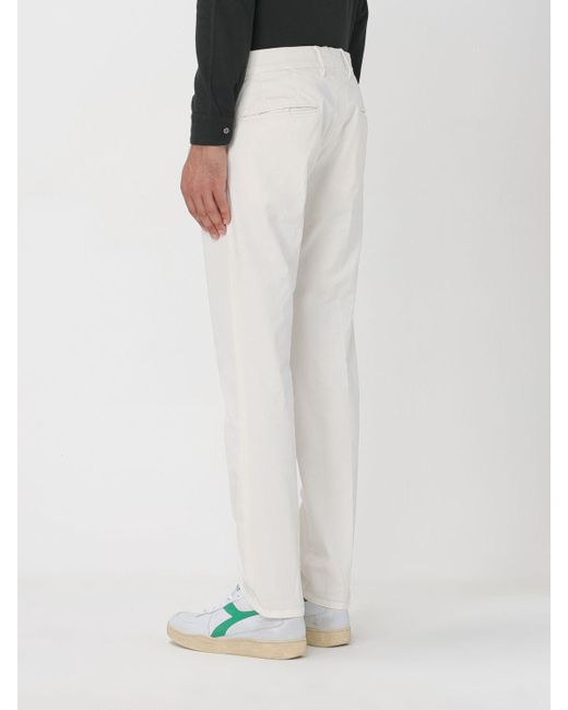 Incotex White Trousers for men