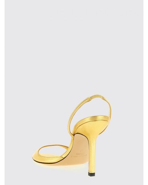 ARMARIUM Metallic Laminated Nappa Leather Sandals
