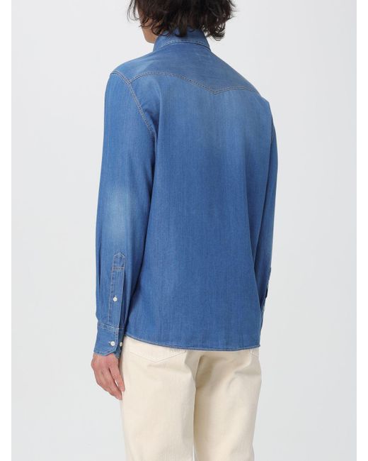 Brunello Cucinelli Hemd in Blue für Herren