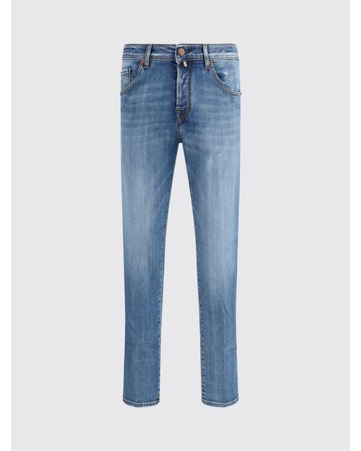 Jacob Cohen Blue Slim Fit Stretch Denim Jeans for men