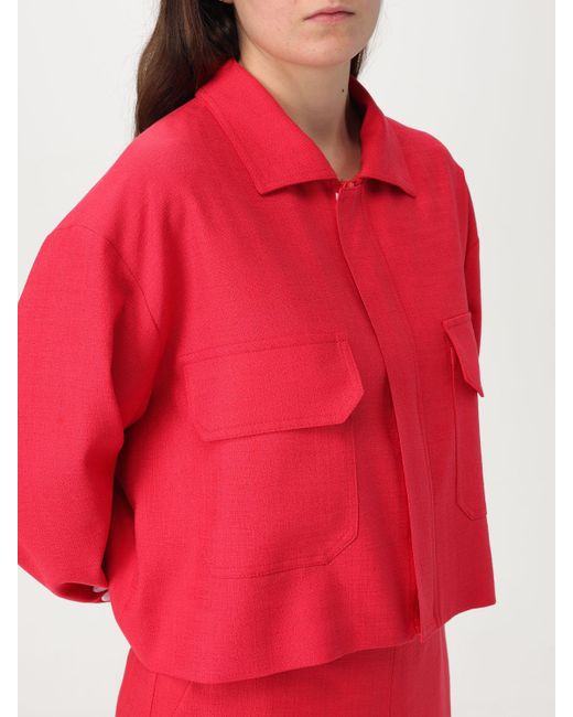 SIMONA CORSELLINI Red Jacke Damen