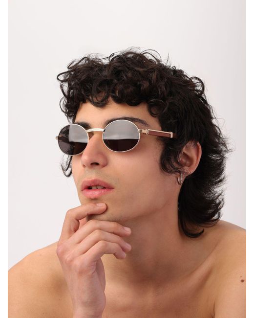 Gafas de sol Cartier de hombre de color Natural
