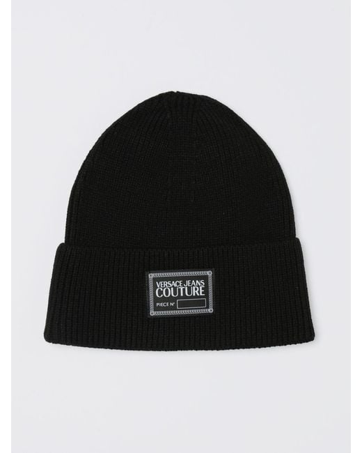 Versace Jeans Couture Black Hat for men