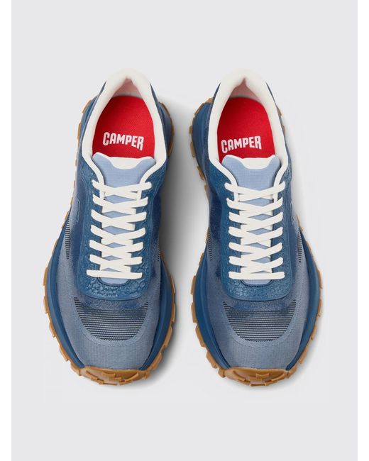 Camper Blue Drift Trail Recycled Fabric Sneakers for men