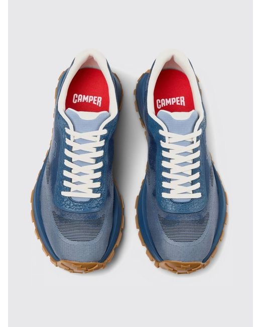 Camper Blue Drift Trail Recycled Fabric Sneakers for men