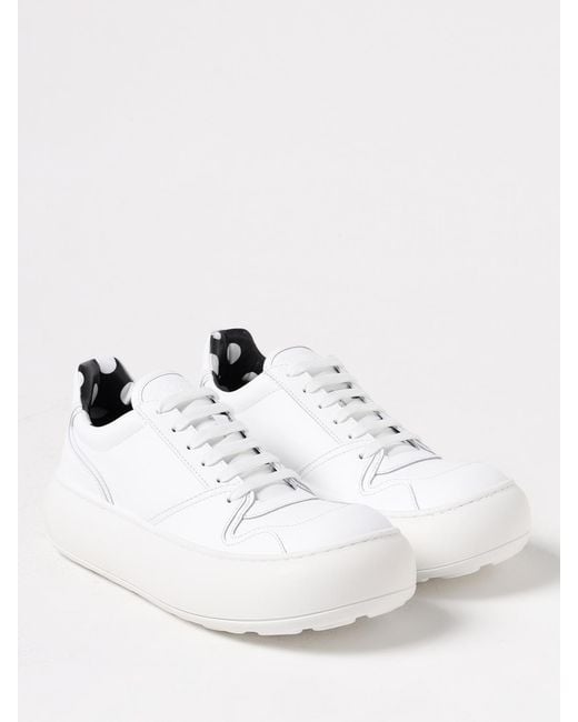Moschino Couture White Leather Sneakers for men