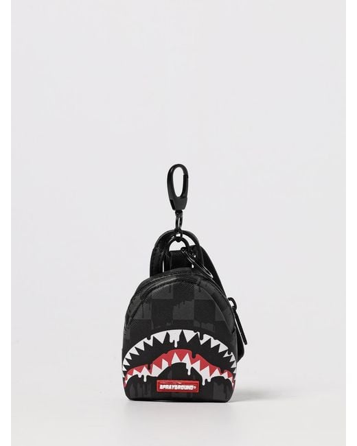 Sprayground White Keyring for men