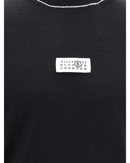 MM6 by Maison Margiela Blue Sweater for men