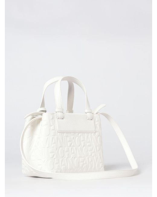 ARMANI EXCHANGE White Shoulder Bag