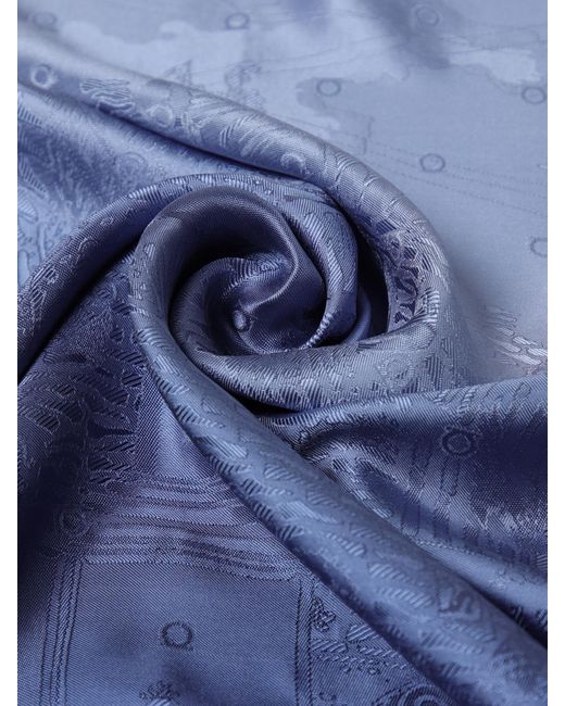 Ferragamo Blue Neck Scarf