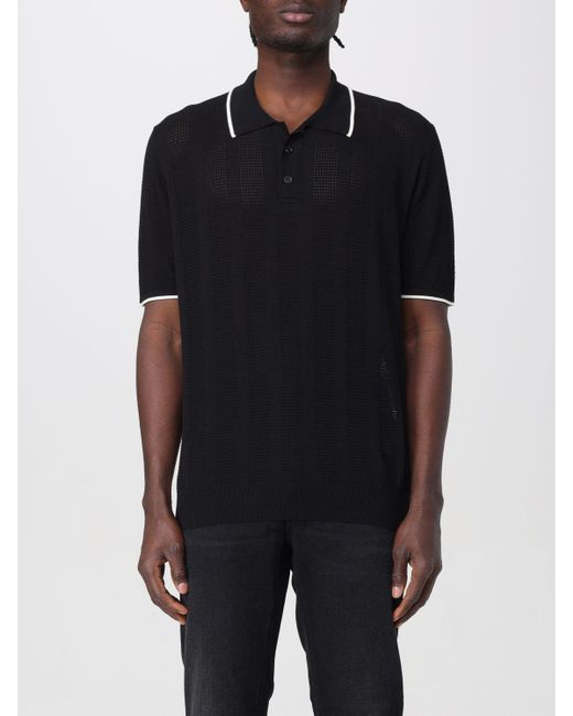 Roberto Collina Black Polo Shirt for men