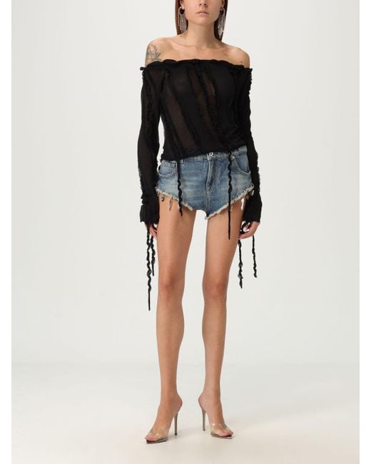 Short Femme Blumarine en coloris Blue