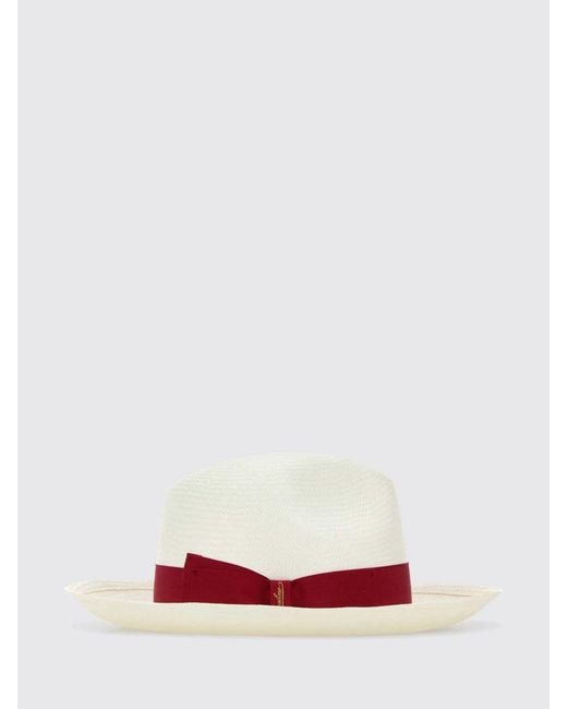 Borsalino White Giulietta Woven Raffia Hat