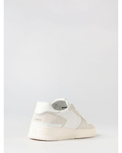 Date Natural Torneo Pure Basic Leather Sneakers for men