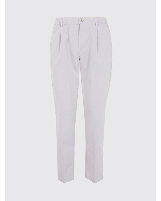 Herno Gray Hero Gabardine Chino Trousers for men