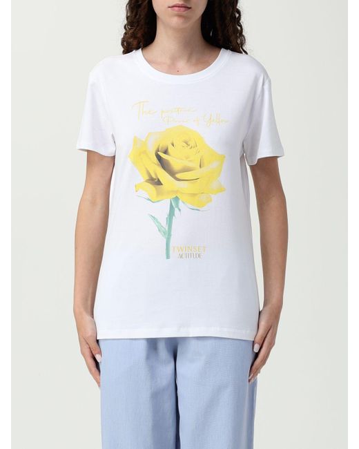 T-Shirt Twinset- Actitude di Twinset in White