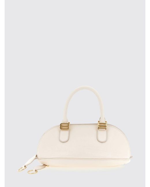 Balenciaga Natural Bowling Bolero Handbag