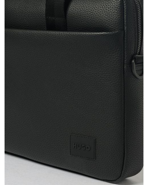 Borsa Porta Laptop di HUGO in Black da Uomo