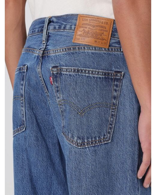 Levi's Blue 550 Relaxed Fit Jeans for men