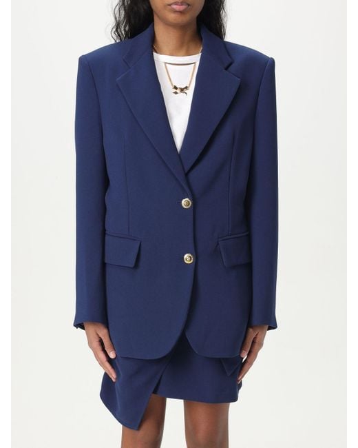 Americana Mujer Elisabetta Franchi de color Blue