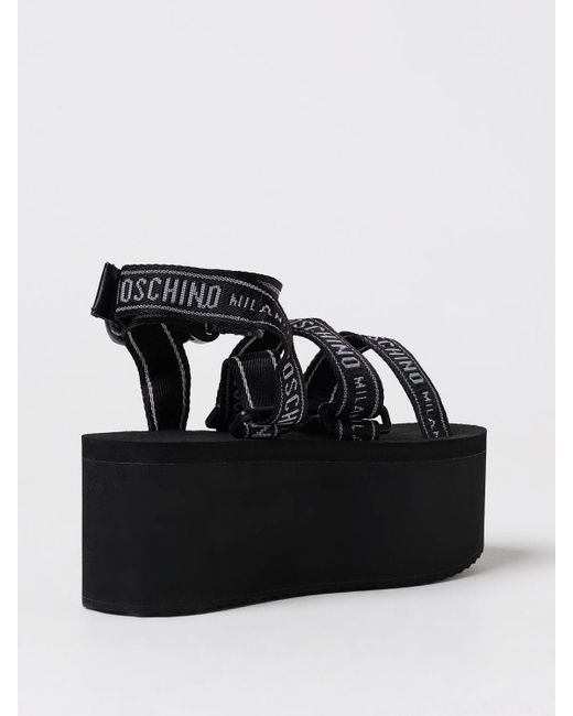 Chaussures à talons Moschino Couture en coloris Black