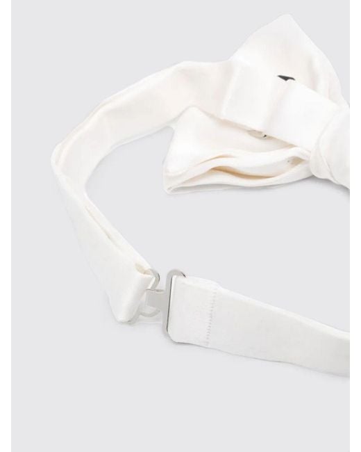 Giorgio Armani White Bow Tie for men