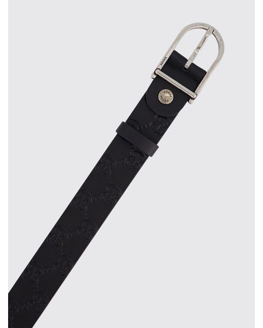 Gucci White Reversible Leather Belt for men