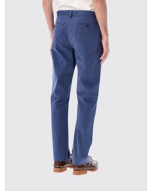Polo Ralph Lauren Blue Slim Fit Stretch Cotton Chino Pants for men