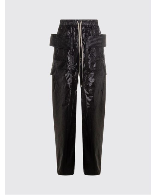 Rick Owens Blue Nylon And Polyamide Cargo Trousers for men