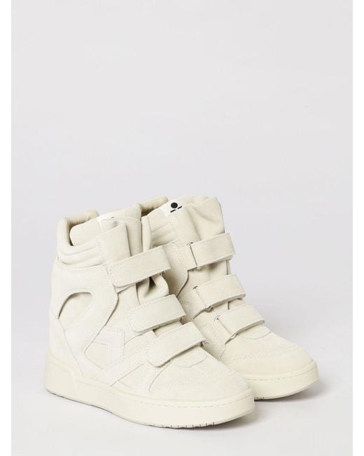Isabel Marant Natural Im3 Suede Sneakers