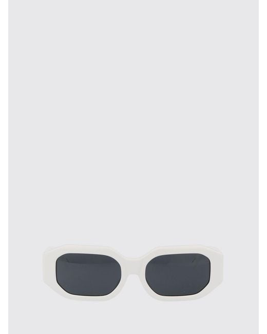 The Attico White Blake Sunglasses