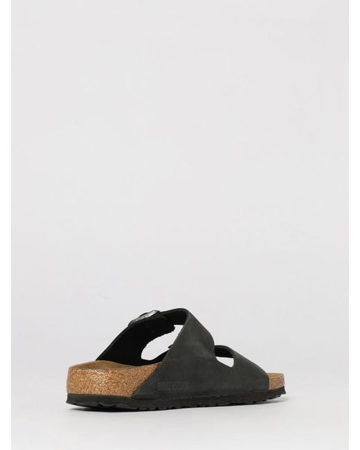 Birkenstock Black Arizona Nubuck Sandal