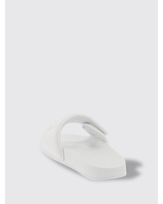 Jimmy Choo White Flat Sandals
