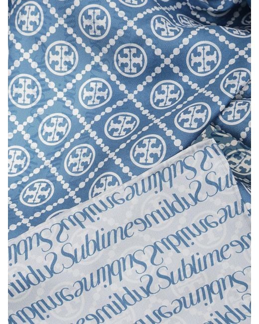 Écharpe Femme Tory Burch en coloris Blue
